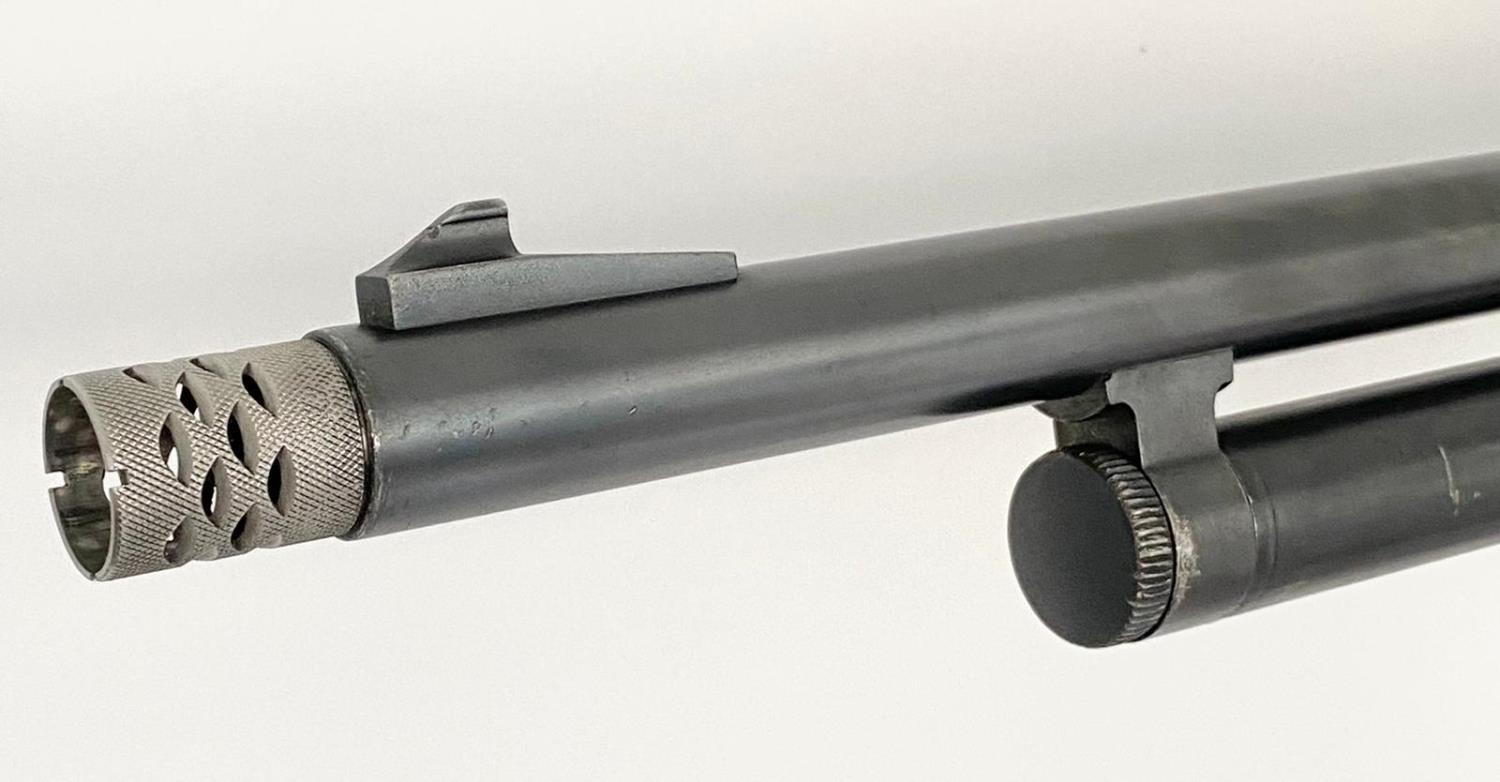 A Mossberg Model 500ATP 12 Gauge Pump Action Shotgun. Extended safety. Good clean barrel. 4 x - Image 3 of 6