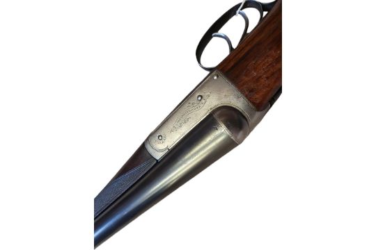 12 bore double barrel shotgun by B.Woodward & Son of 2 Palace Place London, serial no. 63745, - Image 6 of 7