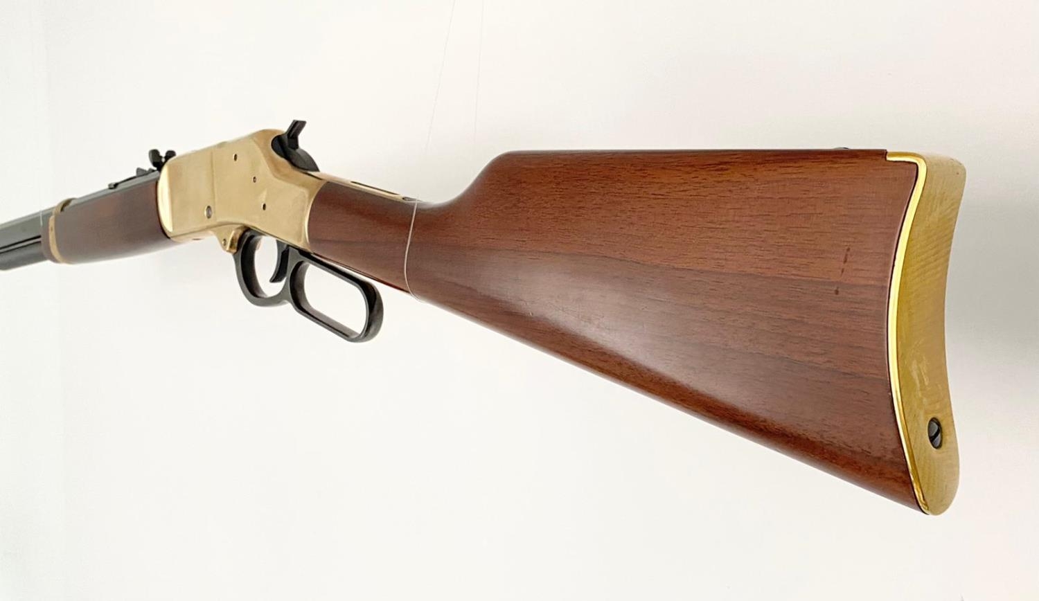 A Henry Repeating Arms Big Boy 45 Long Colt Lever Action Rifle. Brass frame. Very good overall - Image 2 of 6
