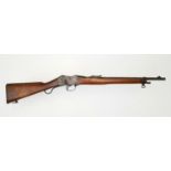 An Enfield Martini Carbine .303 Rifle. Falling block carbine. Very good to mint barrel. Nice