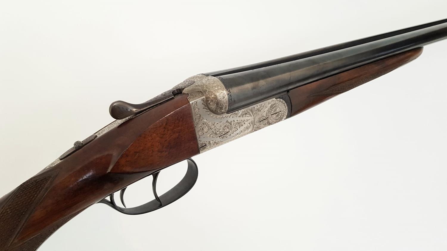 A Kettner Cologne Model 16 Gauge Side by Side Shotgun. Double triggers with automatic safety. Very - Image 3 of 7