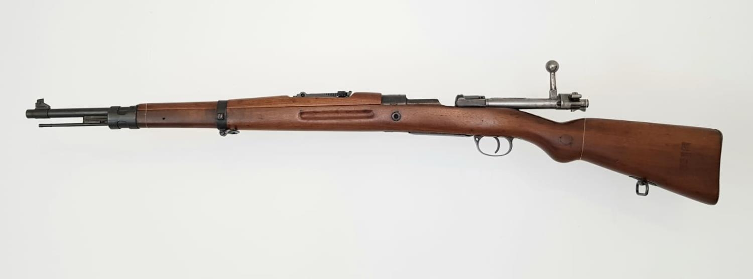 A Yugoslavian Mauser K98 Bolt Action M24/52-G Service Rifle. 7.92 calibre. Good condition barrel -