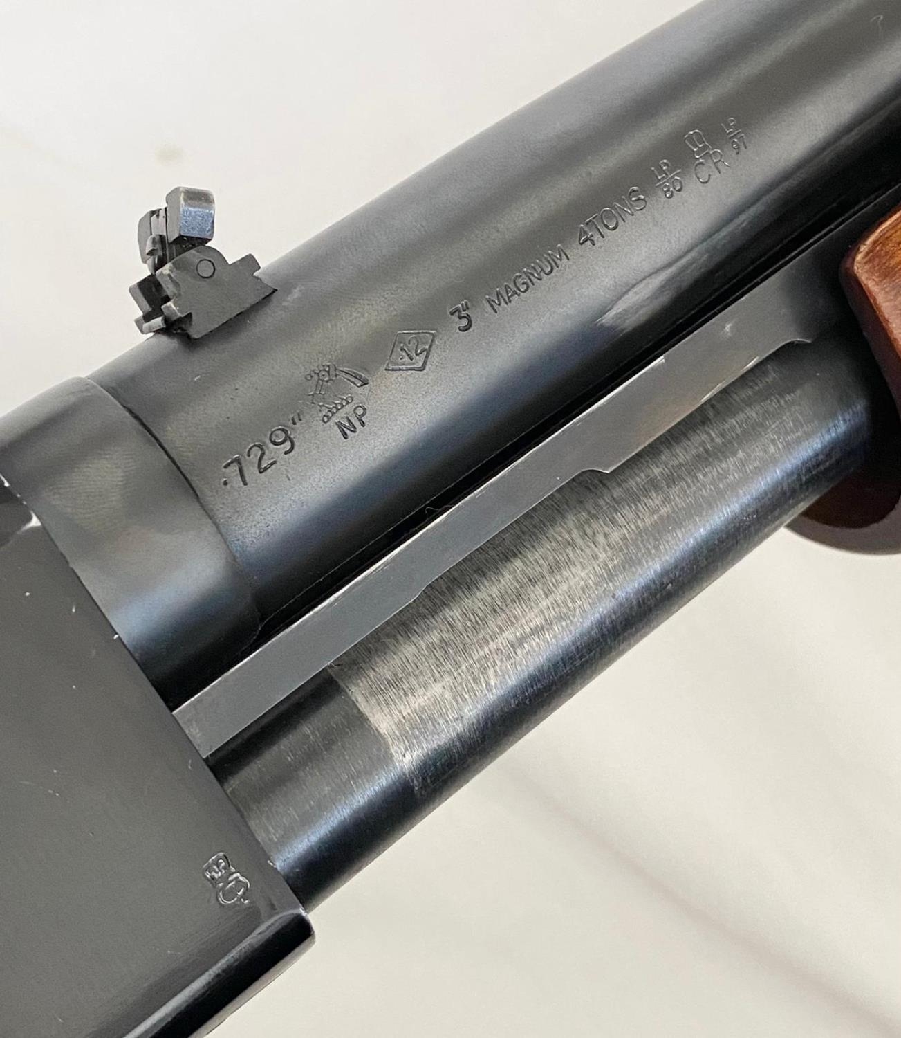 A Mossberg Model 500ATP 12 Gauge Pump Action Shotgun. Extended safety. Good clean barrel. 4 x - Image 4 of 6
