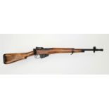 An Enfield No 5 - Mk1 .303 Bolt Action Jungle Carbine Rifle. Good condition barrel. Original tiger-