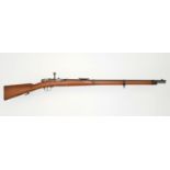A Mauser 71/84 Bolt Action Rifle. 11.15X60R Calibre. Good condition barrel with good blacking.