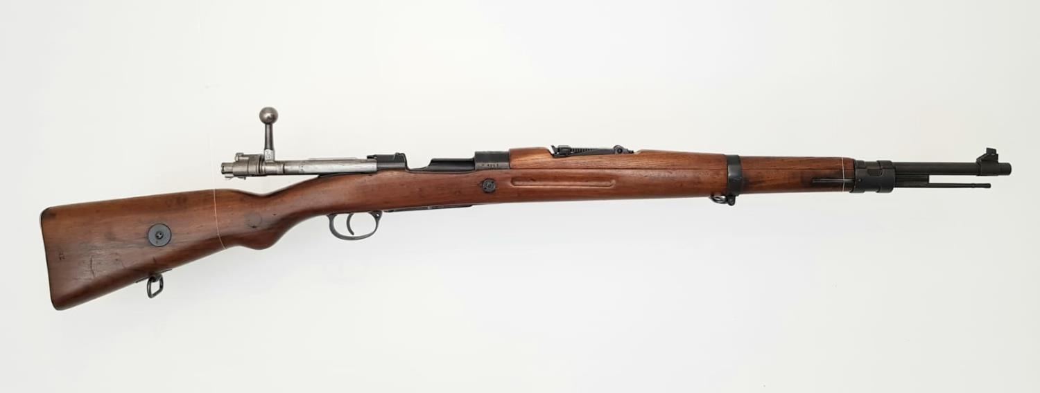 A Yugoslavian Mauser K98 Bolt Action M24/52-G Service Rifle. 7.92 calibre. Good condition barrel - - Image 2 of 9