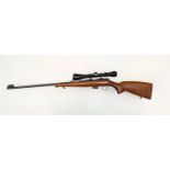 A Czech Small Arms .22WMR Bolt Action Rifle. Fitted scope and mount. 1 x 5 magazine. Serial number -