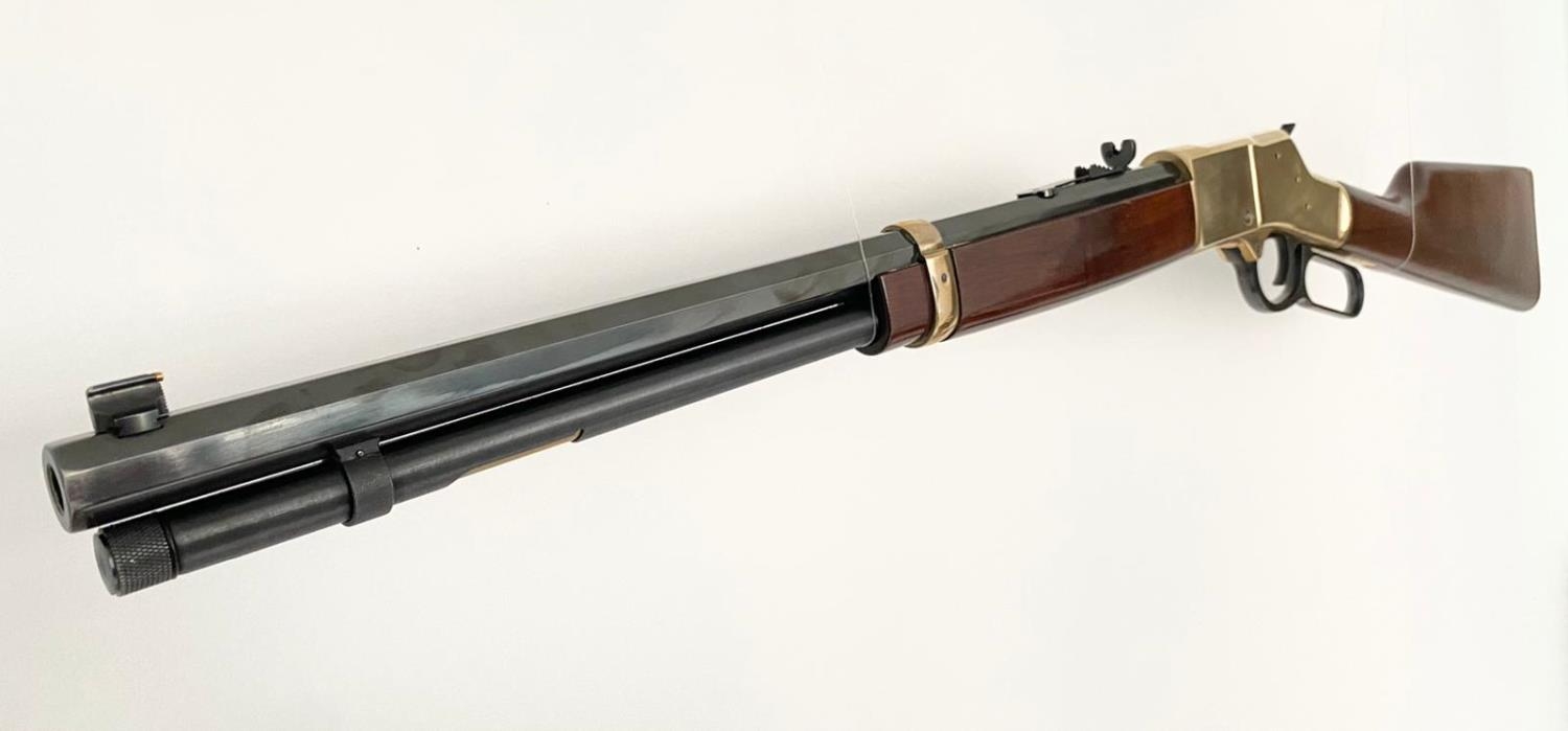 A Henry Repeating Arms Big Boy 45 Long Colt Lever Action Rifle. Brass frame. Very good overall - Image 3 of 6