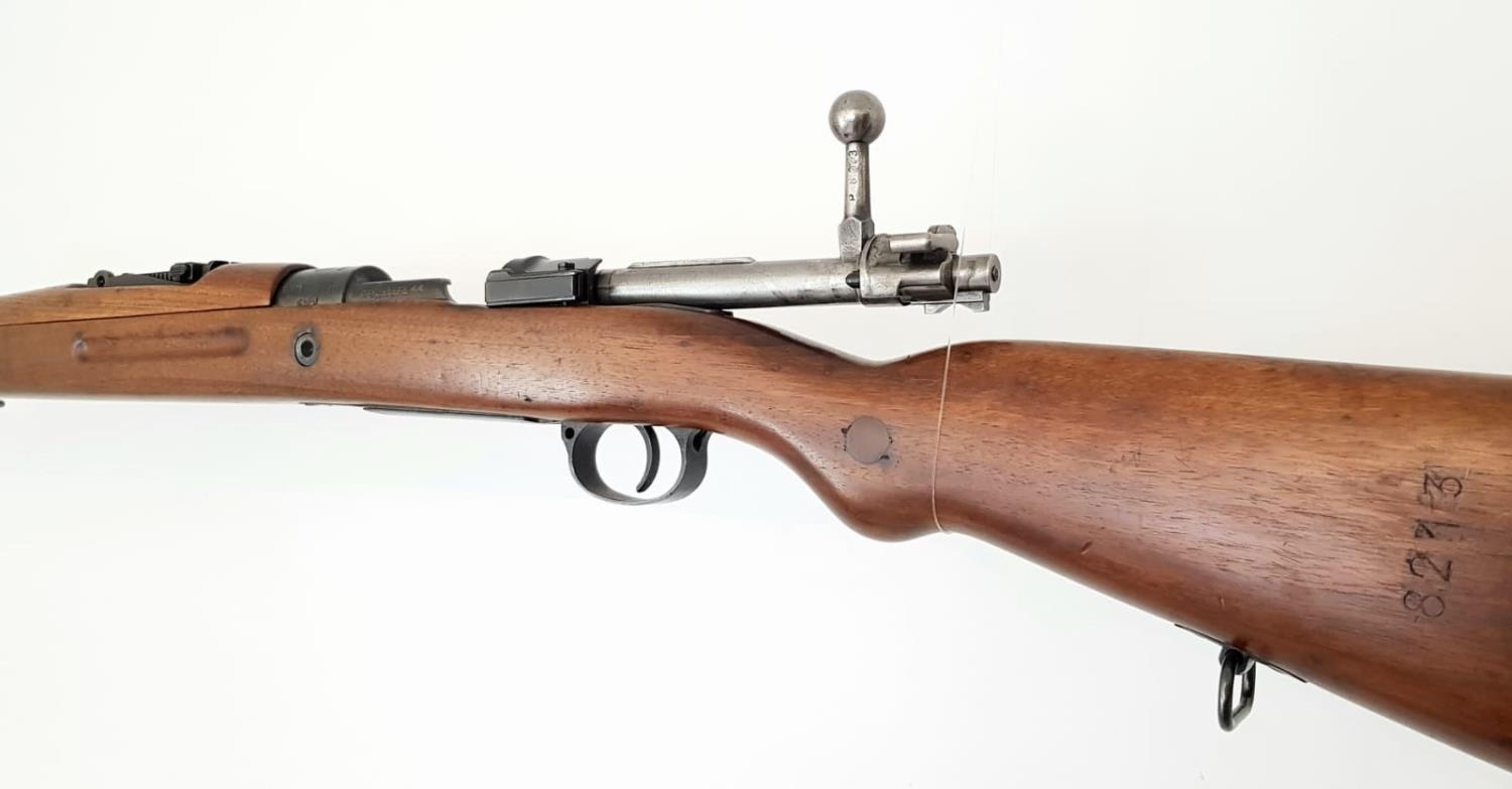 A Yugoslavian Mauser K98 Bolt Action M24/52-G Service Rifle. 7.92 calibre. Good condition barrel - - Image 3 of 9