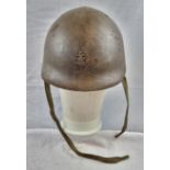 WW2 Japanese Rare Rikusentai Paratrooper Helmet Part of the Special Naval Landing Forces (Marines).