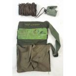 Vietnam War Era US Claymore Bag with Line and Clacker (No Mine).