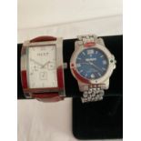 Pair of quality wristwatches . Firstly a Gentlemans NEXT quartz multidial wristwatch having large