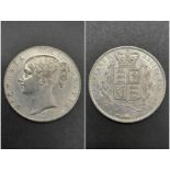 A Queen Victoria 1844 Silver Crown Coin. EF condition but please see photos. 28.3g. Spink - 3882.