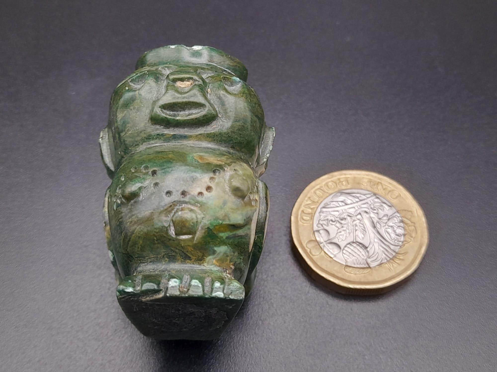 An Early Jade Hand-Carved Figurine. 4cm tall. - Image 8 of 8