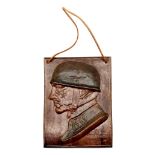 WW2 German Fallschirmjäger (Paratrooper) Ceramic Arnhem Memorial.