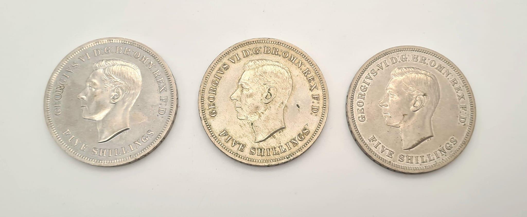 Three Festival of Britain 1951 George VI Crowns. Two in original boxes. Please see photos for - Image 3 of 6