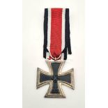 WW2 German Iron Cross 2nd Class. Ring Marked “2” for the maker C.E Juncker Berlin.