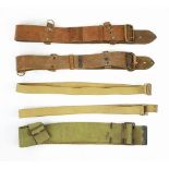 Five Original British WW2 Soldiers Belts/Straps.