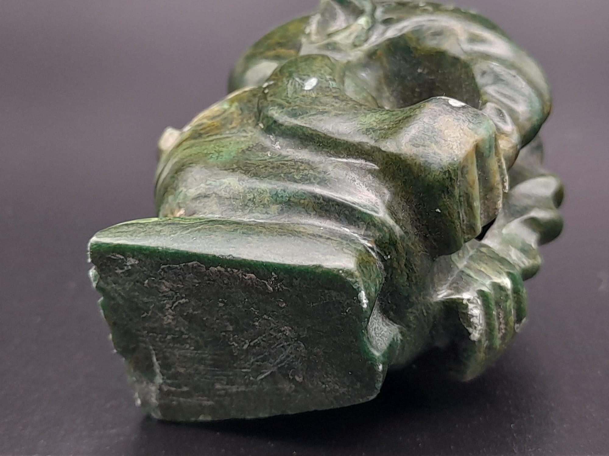 An Early Jade Hand-Carved Figurine. 4cm tall. - Image 7 of 8