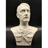 WW2 German Allach Porcelain Bust of Hitler Depicting his Iron Cross 1st Class and Wound Badge.