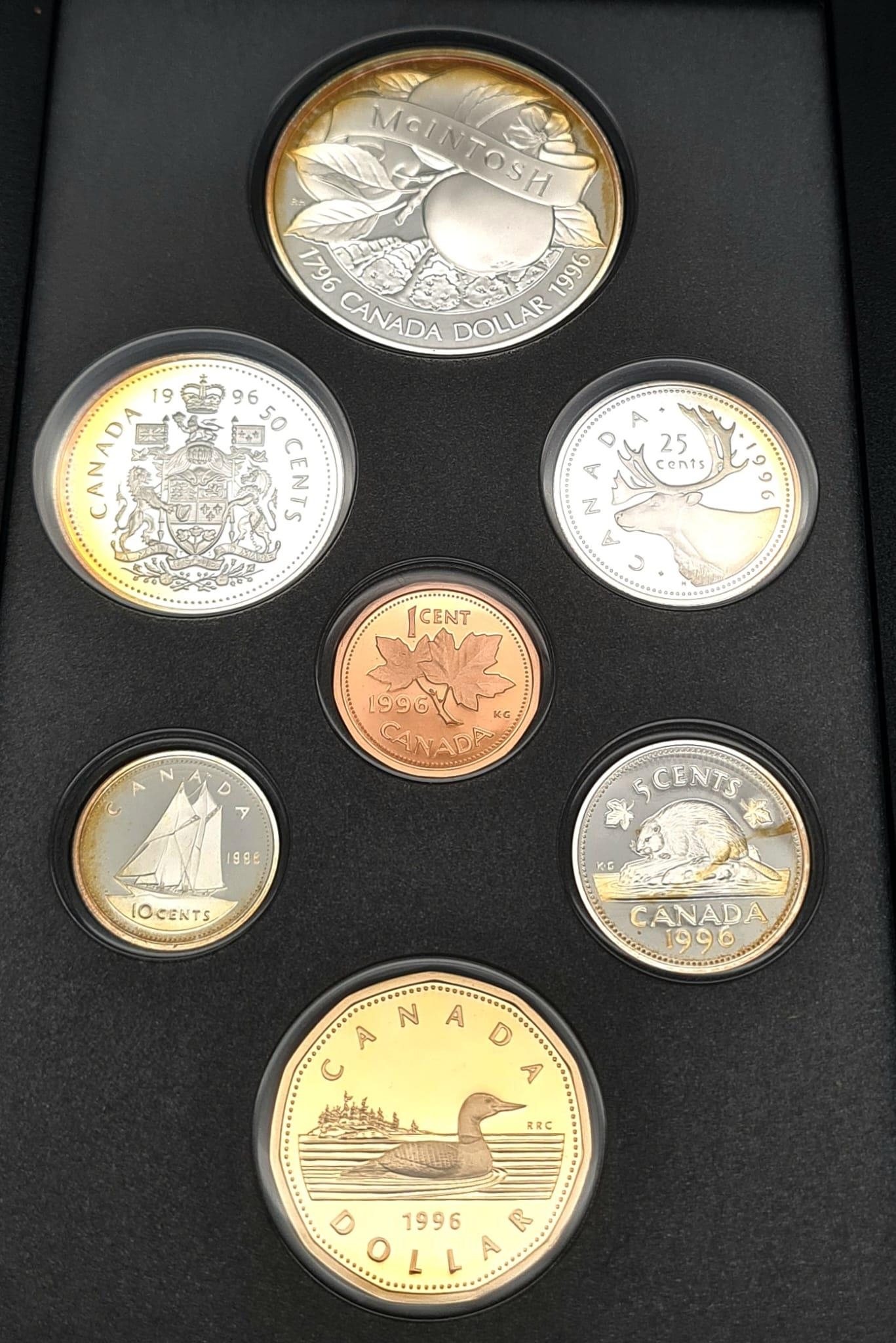 A 1996 Canadian Proof Coin Set. From the Royal Canadian Mint this is the only set available that - Image 4 of 6