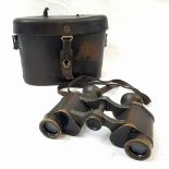 WW1 Imperial German Carl Zeiss Binoculars and Case Circa 1917.