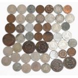 A Large amount of Early American Minor Coins.