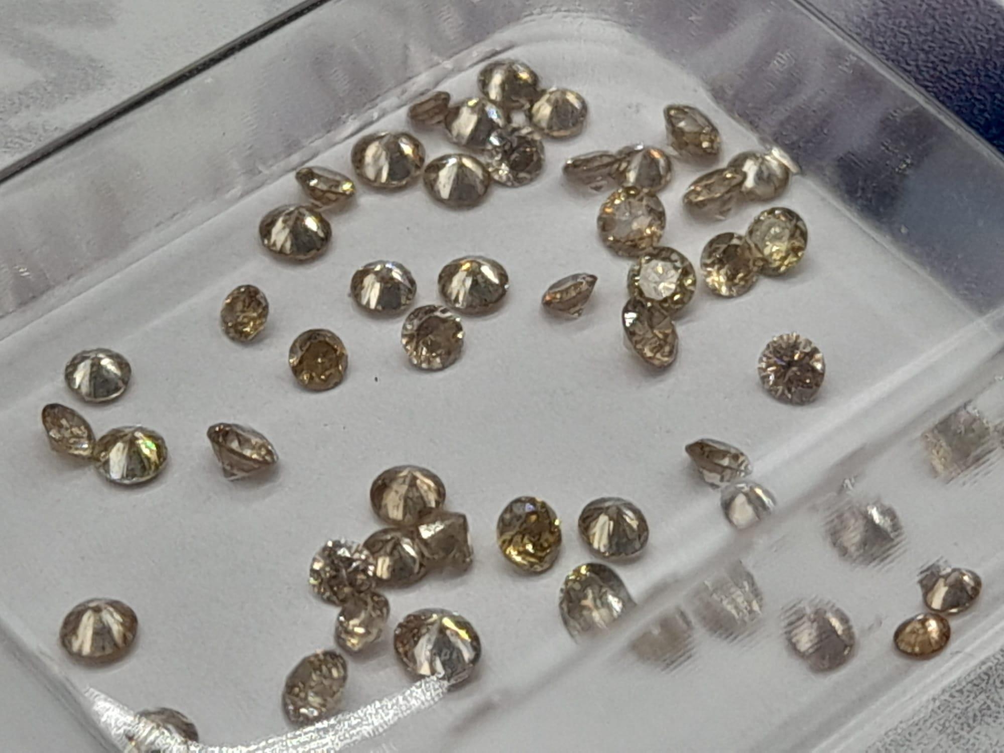 A Parcel of Loose Round Brilliant Cut and Old European Natural Diamonds. Total diamond weight - 0.
