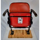 A Highbury Arsenal FC Folding Directors Chair. Purchased at the famous Highbury ground auction in