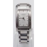 A stainless steel ladies Burberry quartz watch in working order. 18mm.