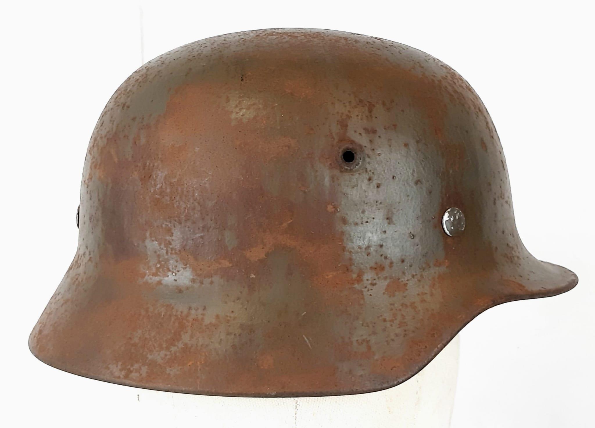 Luftwaffe M40 Helmet & Liner. - Image 3 of 5