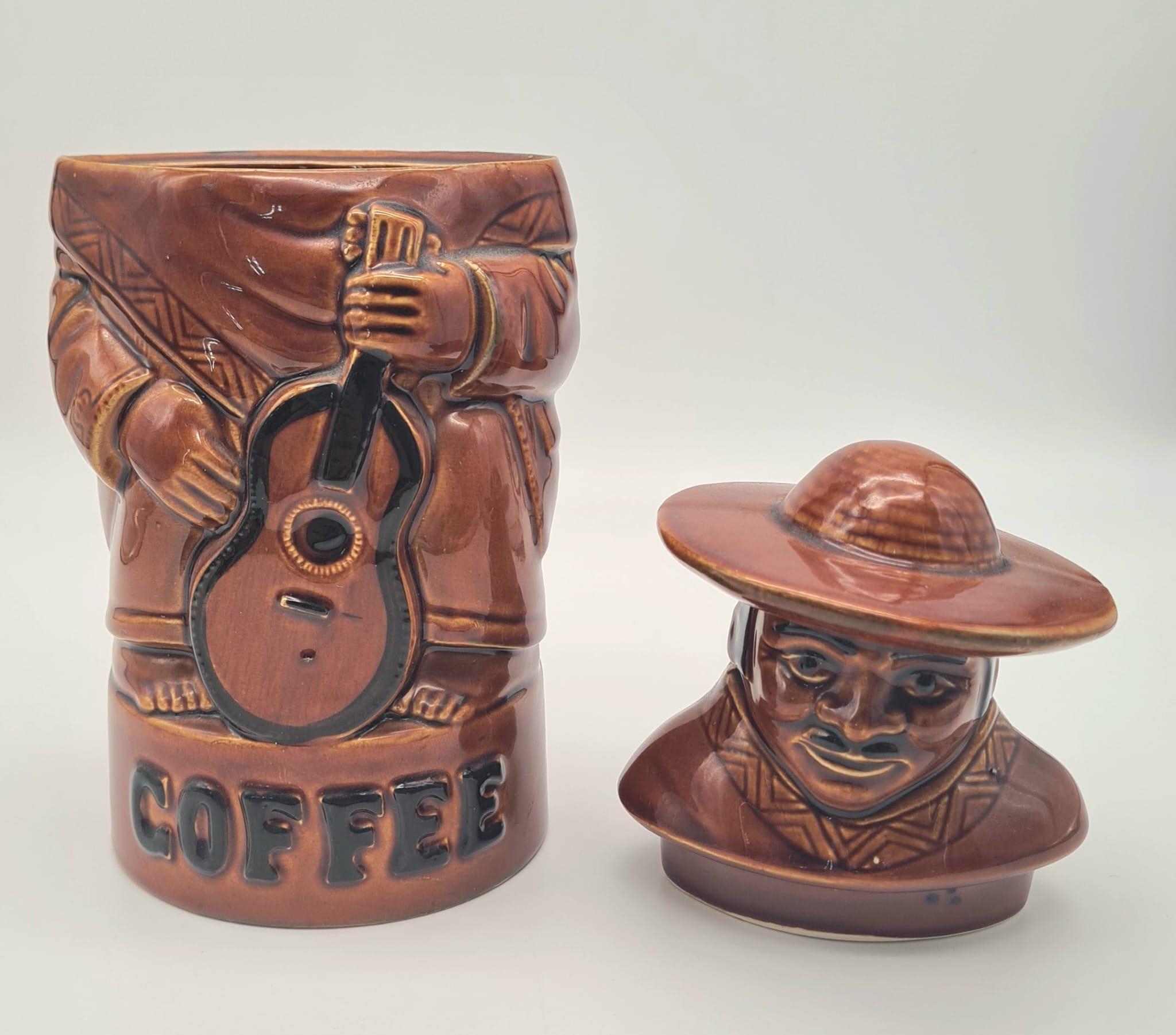 A PRICE & KENSINGTON coffee jar. Made to resemble a South American coffee plantation worker - Image 4 of 7