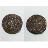 An Edward III Silver Hammered Groat Coin. London mint fourth series. 1351-61. Series G. Please see