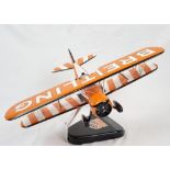 Incredibly Rare Breitling Retail Display of a 1940's Boeing Super Stearman Model 75 Biplane with