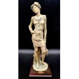 A Giuseppe Armani Limited Edition Florence Figurine. Number 176 of 5000. 38cm tall.