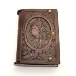 A Late 19th Century Bakelite Vesta Decorated with a Jubilee Portrait of Queen Victoria.