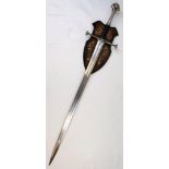 A Lord of The Rings Reproduction Anduril Sword - otherwise known as the flame of the west. Double-