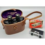 A Pair of Vintage Dollond of London Standard Binoculars in Original Leather Case plus a Pair Of