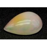 2.13 Ct White Fire Opal, Pear Shape, IGL&I Certified