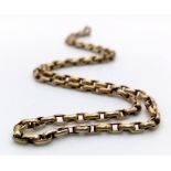 A Vintage 9K Yellow Gold Chain. 38cm. 8.16g