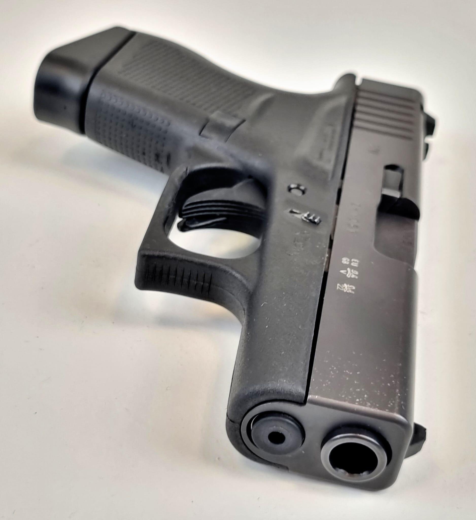 A Deactivated 9mm Model G43 Slimline Semi-Automatic Glock Pistol. - Image 5 of 22