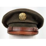 WW2 US Enlisted Mans Visor Cap.