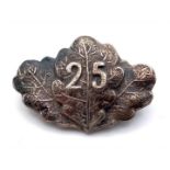 Imperial German 25 Year Jubilee Clasp to the 1870 Iron Cross 2nd Class in Solid Silver.