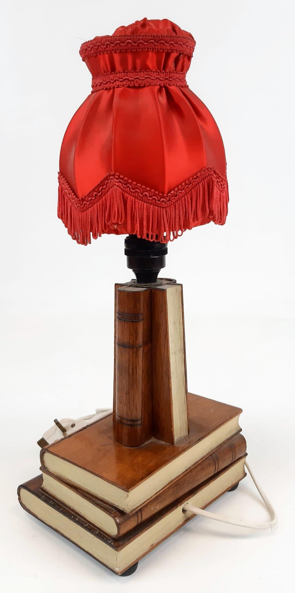 A Wonderful Eclectic Reading Lamp. In working order. 39cm tall. - Image 2 of 2