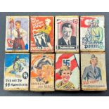 8 x Mini Boxes of Matches. As sold by blind veterans, Hitler Youth etc.