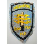 Rare Vietnam War Era in Country Made Hand Sewn Mike Force Patch.