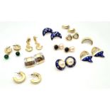 A Ten Pair Selection of Top Quality Costume Jewellery Earrings. Something for every occasion.