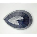 276.75 Ct Massive Size Blue Sapphire, Pear Shape, GLI Certified.