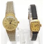 Two Vintage Mechanical Ladies Watches: A Sekonda and a Montine. Both in working order.