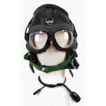 1965 Dated Cold War Period Russian Mig Pilots under Helmet with Goggles and Ear Phones. Near Mint